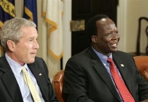 Simon Aban Deng and Bush